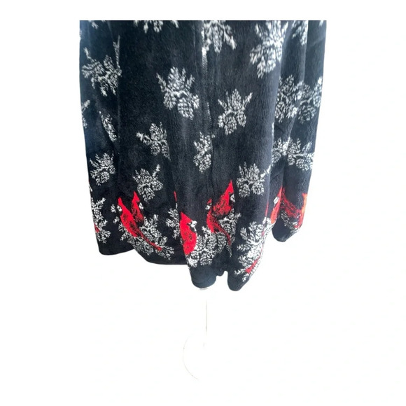 Vintage Zip Fleece with Red Birds and Snow ❄️.  Size XL, Beautiful Cozy … - Picture 5 of 11